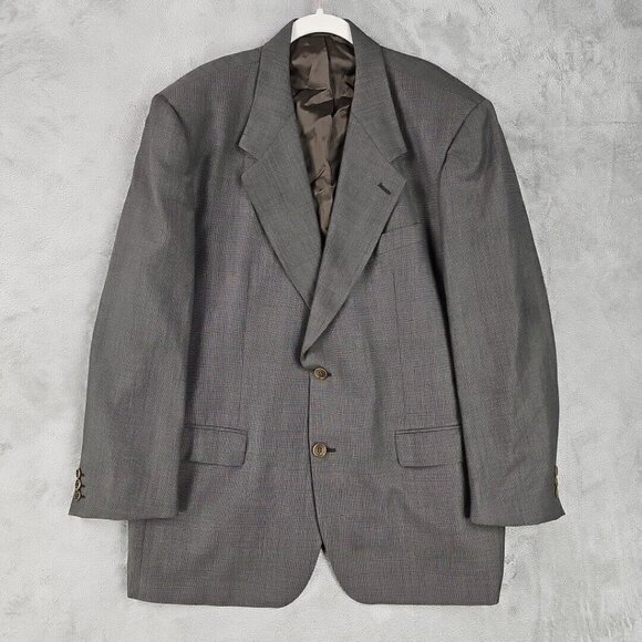 Blazer Other - Issimo Blazer Sport Coat Mens 46 Brown Twill Lined Business Formal Made In Italy